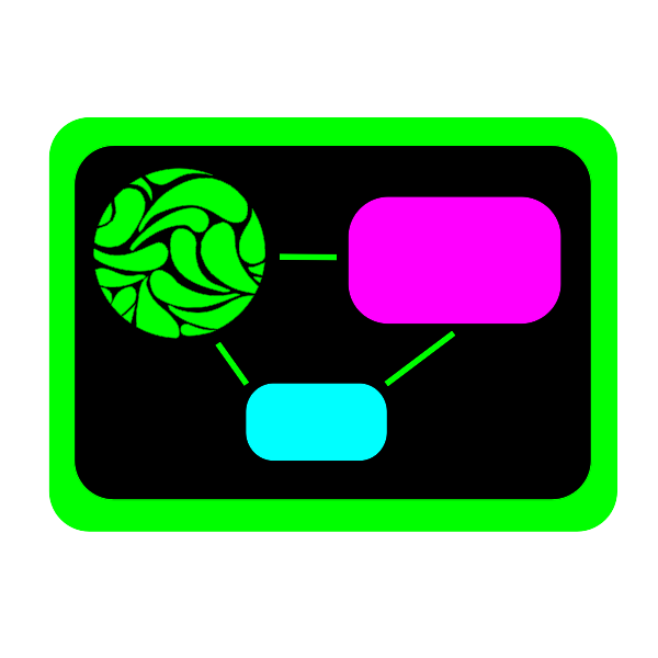 A logo similar to that belonging to D-Bus, but including my avatar.